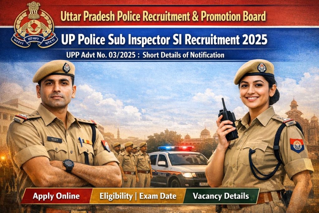 UP Police Sub Inspector SI Recruitment