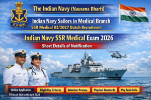 Read more about the article Indian Navy Agniveer SSR Medical 02/2027 Batch – INET 2026 Online Application Form
