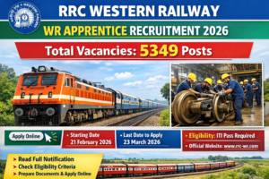 Read more about the article Railway RRC Western Region Apprentice Recruitment 2026 – 5349 Vacancies