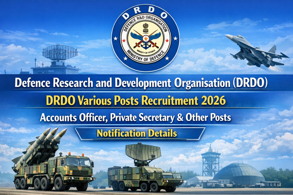 DRDO Recruitment 2026