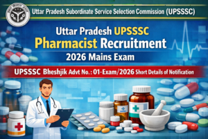 Read more about the article UPSSSC Pharmacist Recruitment 2026 – Apply Online for 560 Vacancies