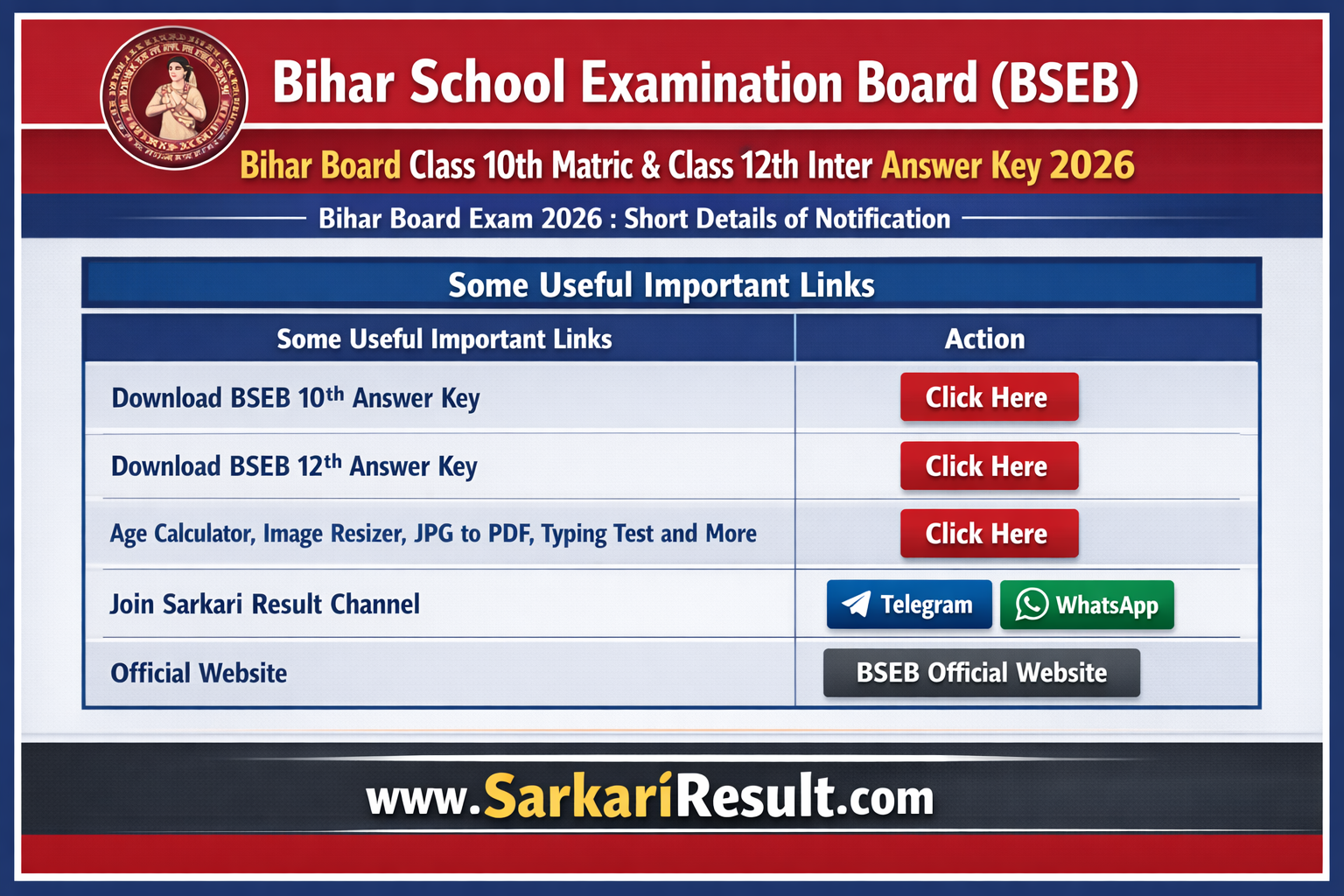 Read more about the article Bihar Board Class10 Matric Exam Answer Key 2026
